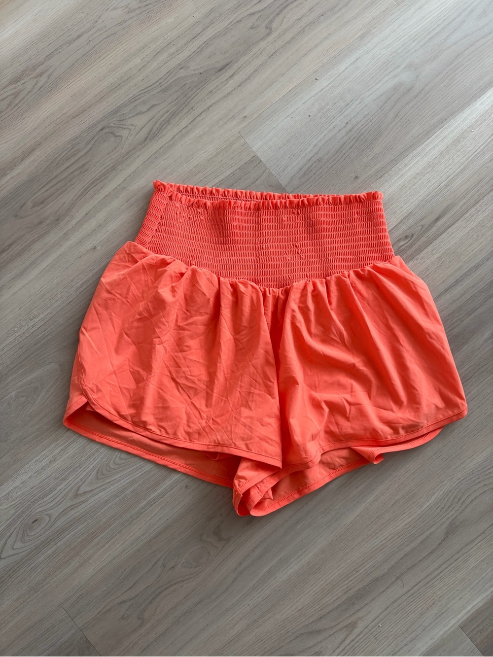 Aerie High-Waist Coral Elastic Band Women’s Shorts
